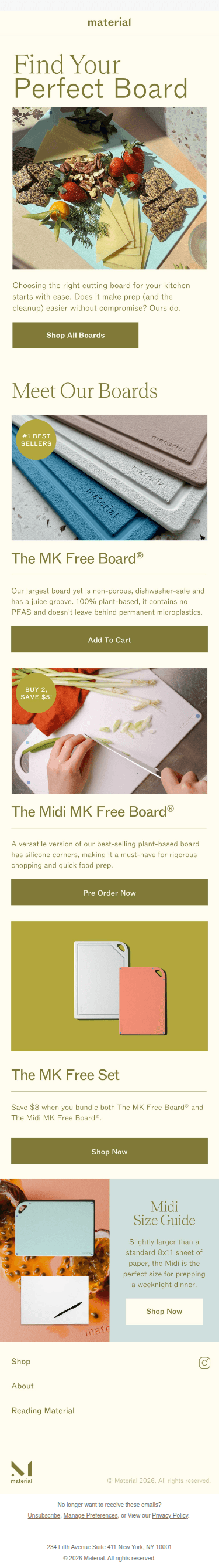 Find the cutting board for you