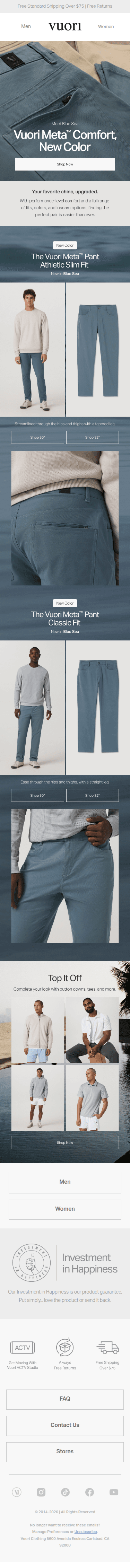 Just Dropped: New Vuori Meta™ Color