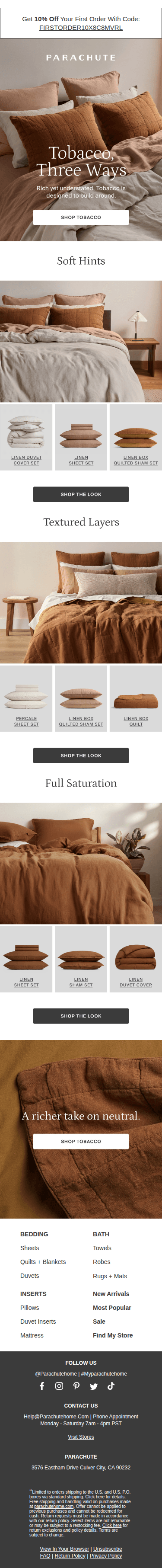 One Color. Three Moods.