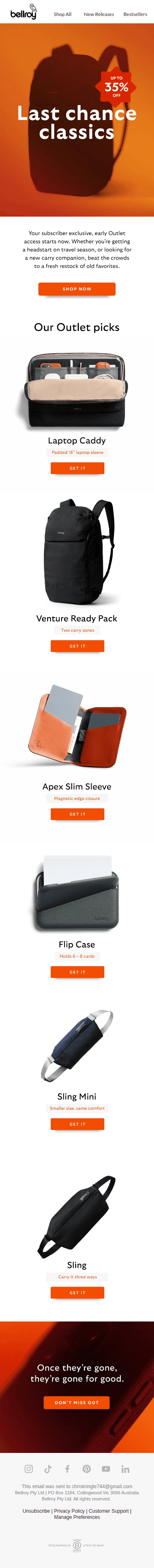 Outlet early access starts now!