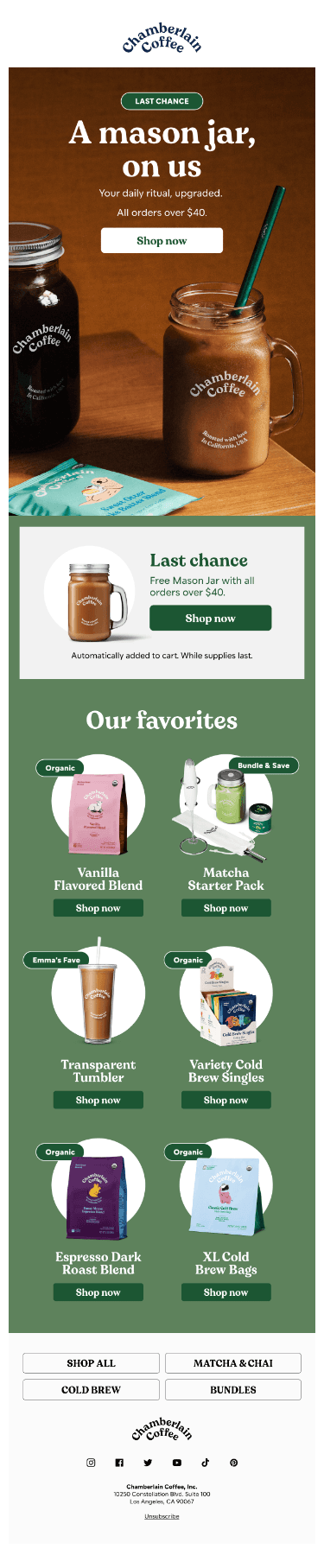 Last chance to upgrade your routine