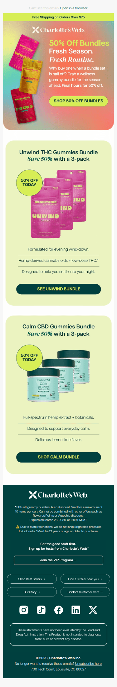 If You're Restocking Anyway . . .