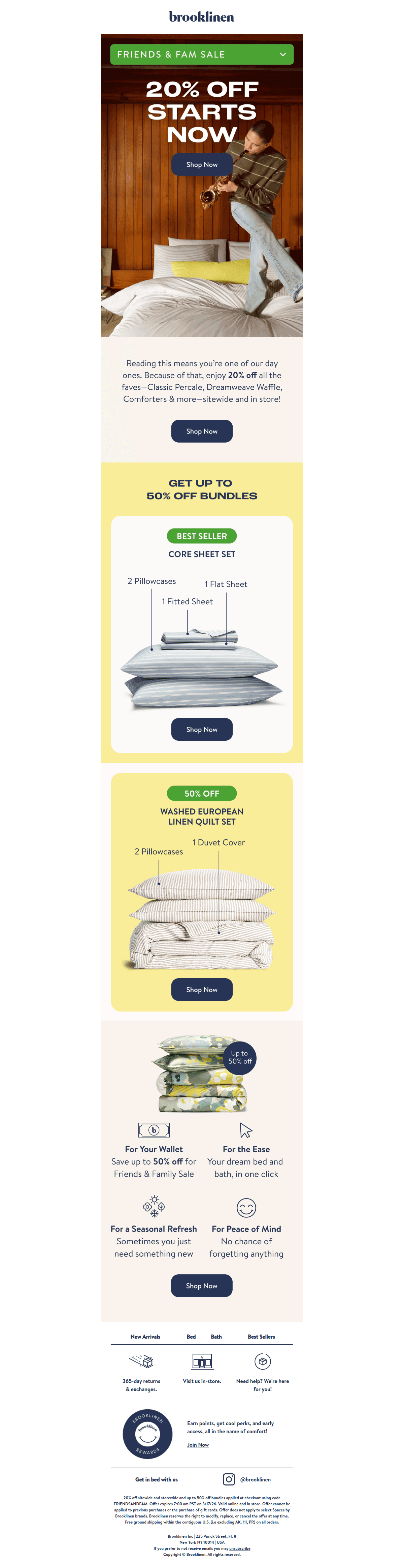 20% Off Friends & Fam Sale Starts NOW — desktop view