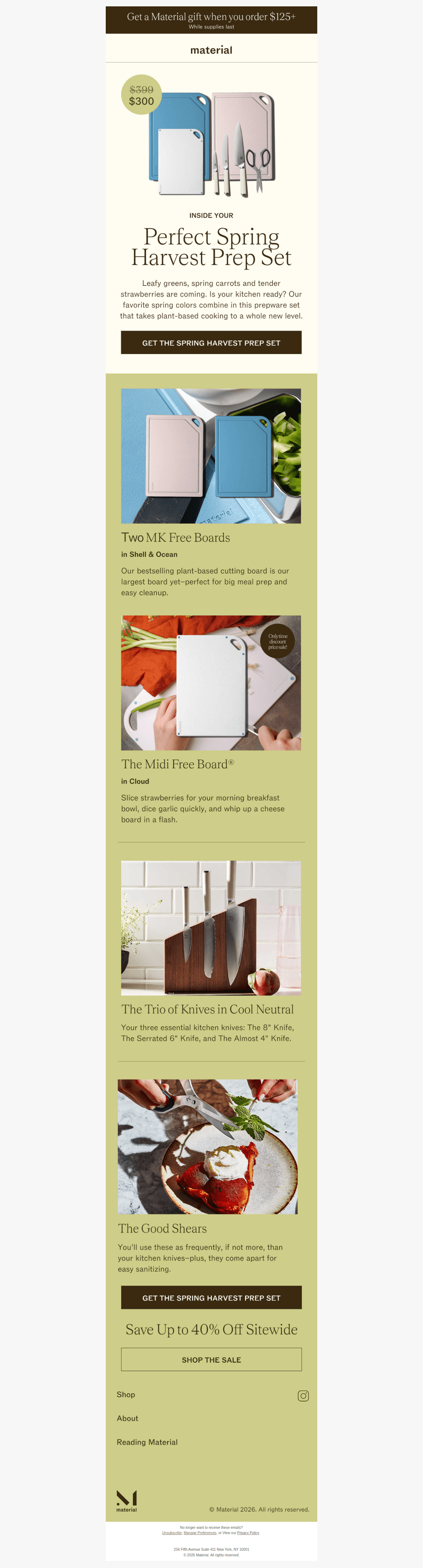 24 Hours Only: The Spring Harvest Prep Set — desktop view