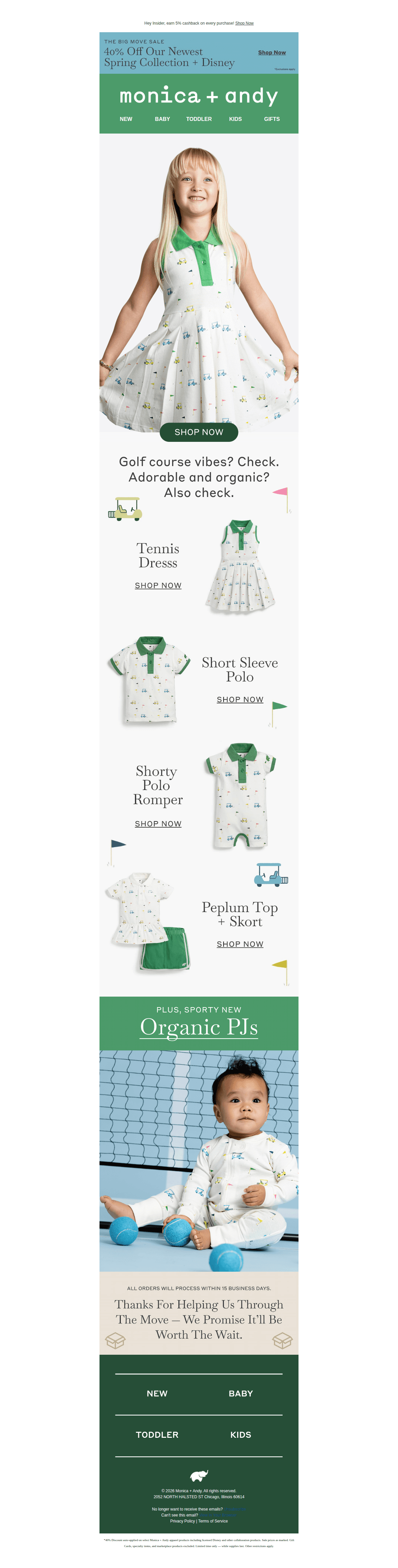 Tiny Caddies, Big Style — desktop view