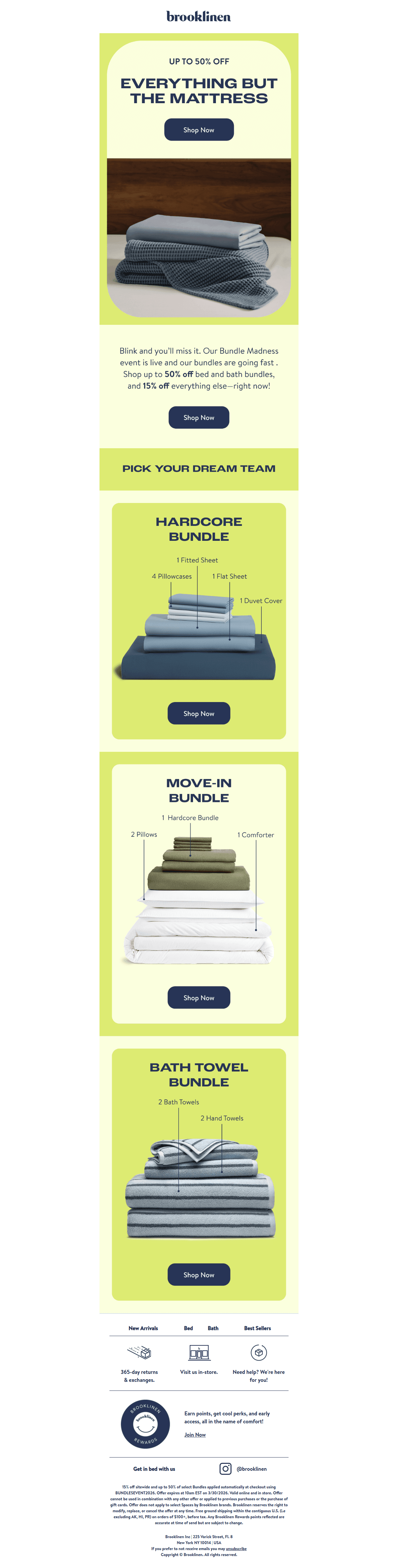 Up to 50% off bundles are headed off-court... — desktop view