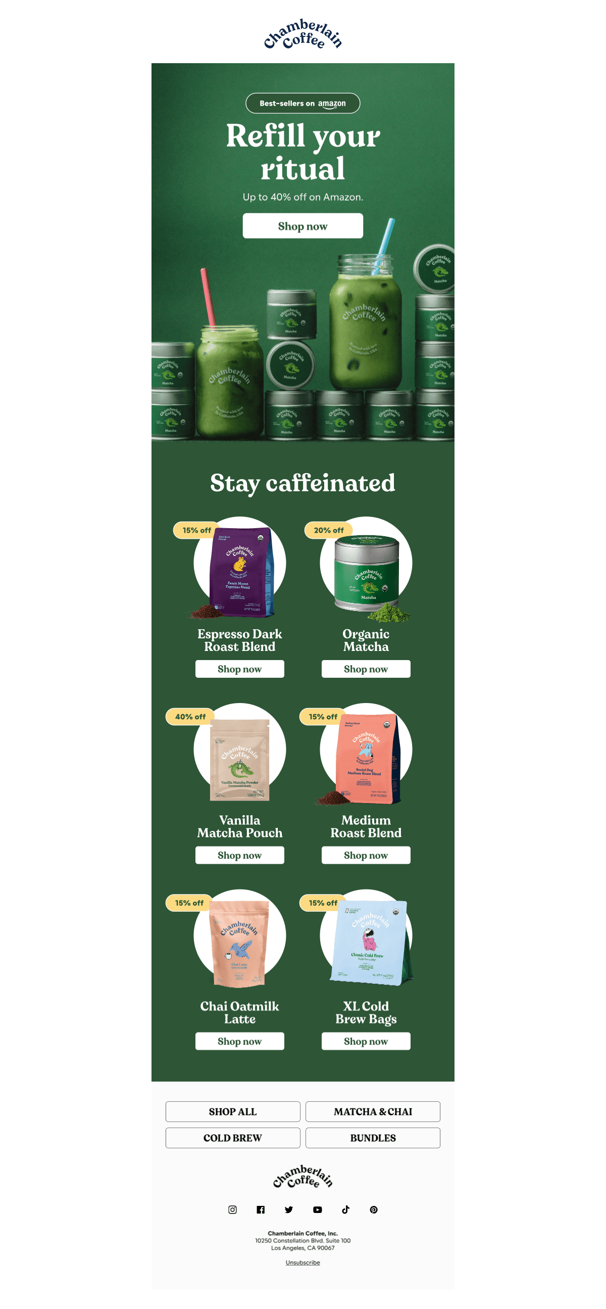 Refill your ritual — desktop view